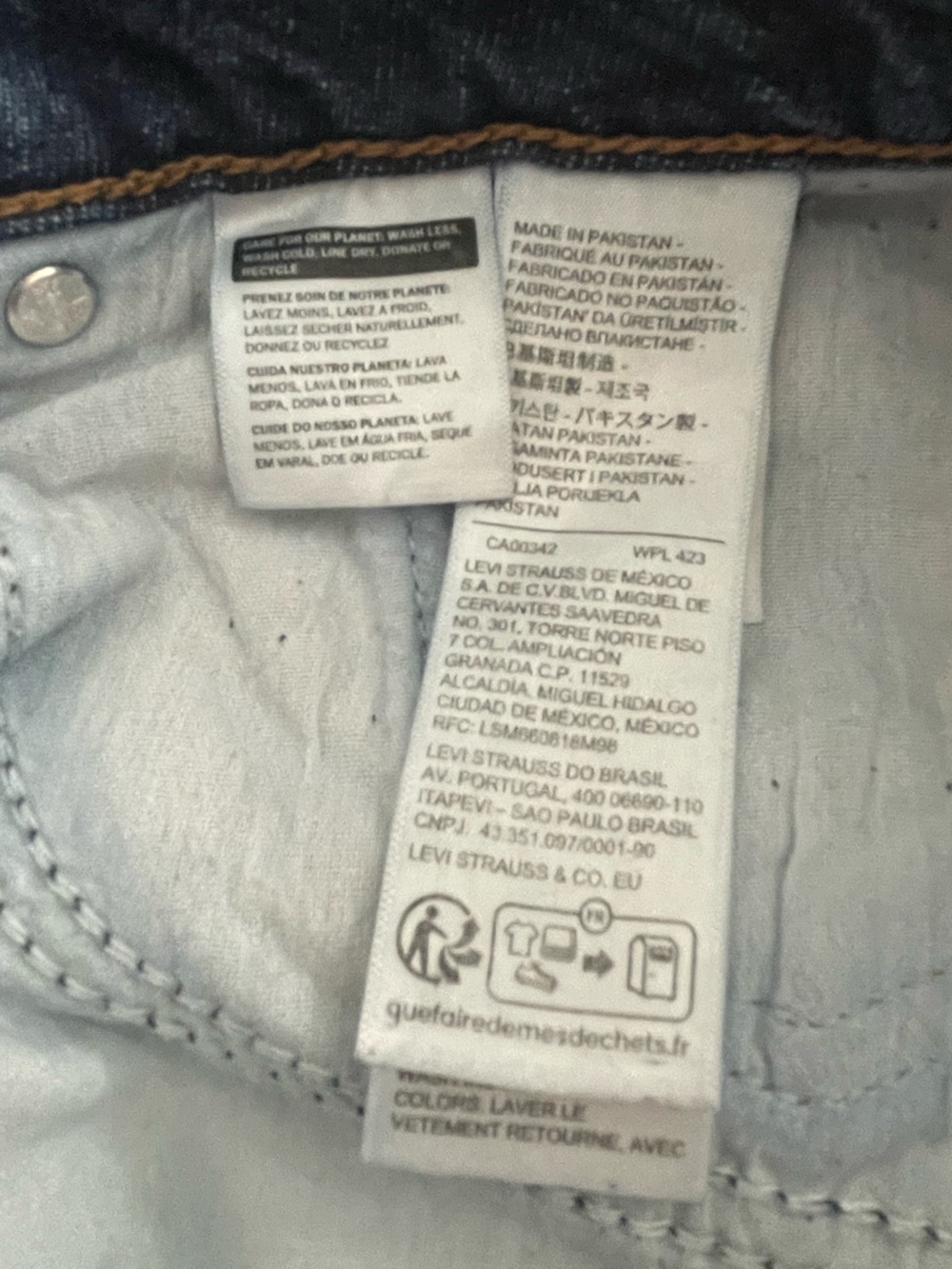 LEVI’S Superlow Loose Jeans Women’s W30 L32 - Dark Wash - Picture 5 of 11
